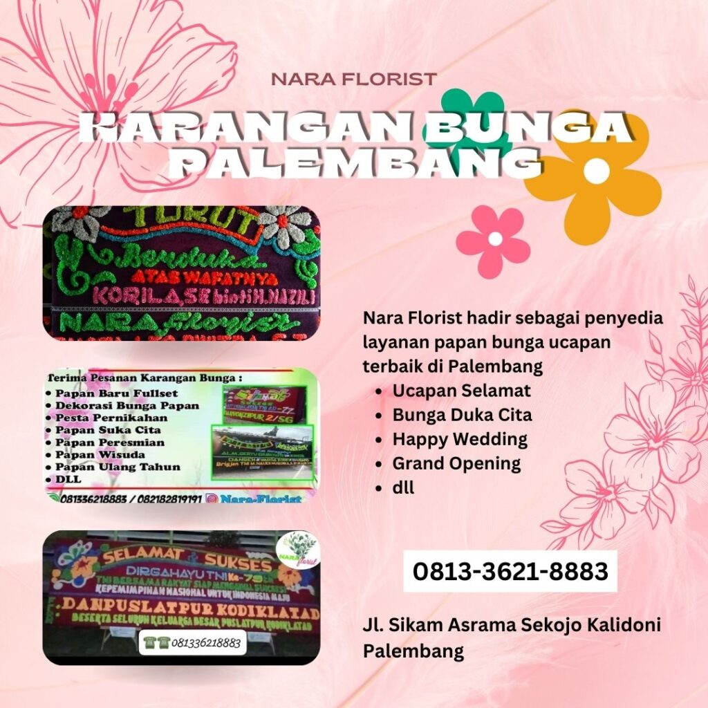 Jasa Karangan Bunga Palembang